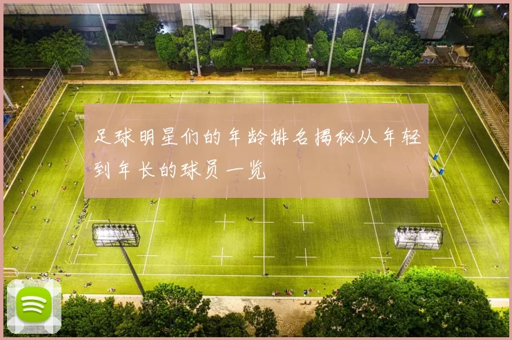 足球明星们的年龄排名揭秘从年轻到年长的球员一览