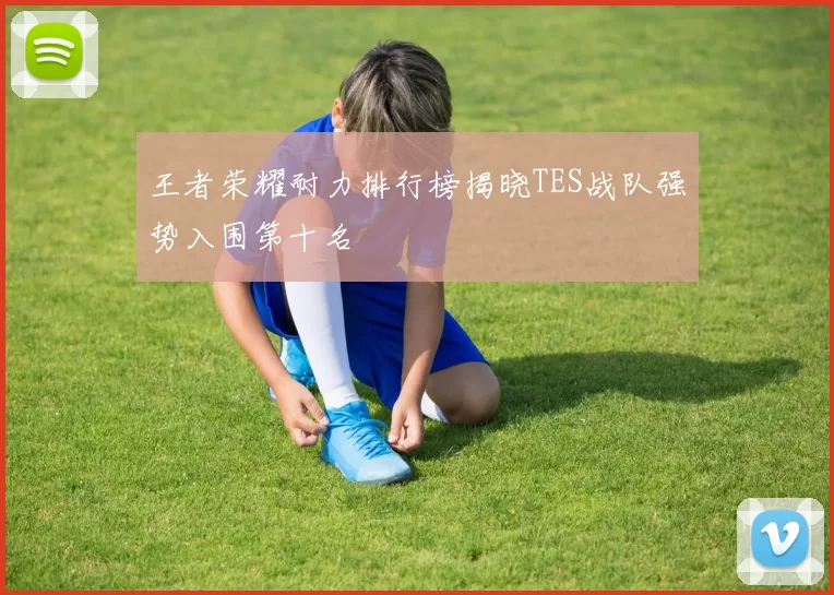 王者荣耀耐力排行榜揭晓TES战队强势入围第十名