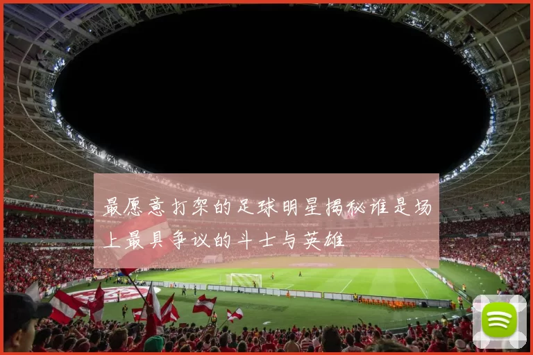 最愿意打架的足球明星揭秘谁是场上最具争议的斗士与英雄