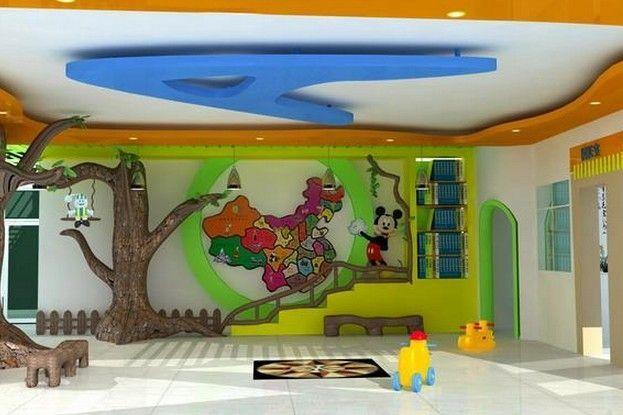 半岛·手机网页版入口幼儿园装修之室外墙绘设想与施工(图2)